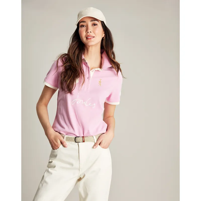 Joules Beaufort Polo Shirt - Light Pink-1